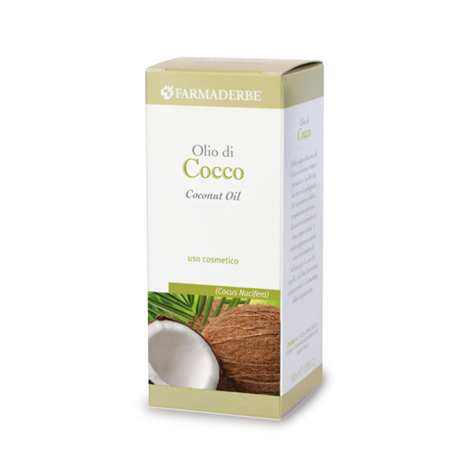 Olio di cocco ad uso cosmetico di Farmaderbe  